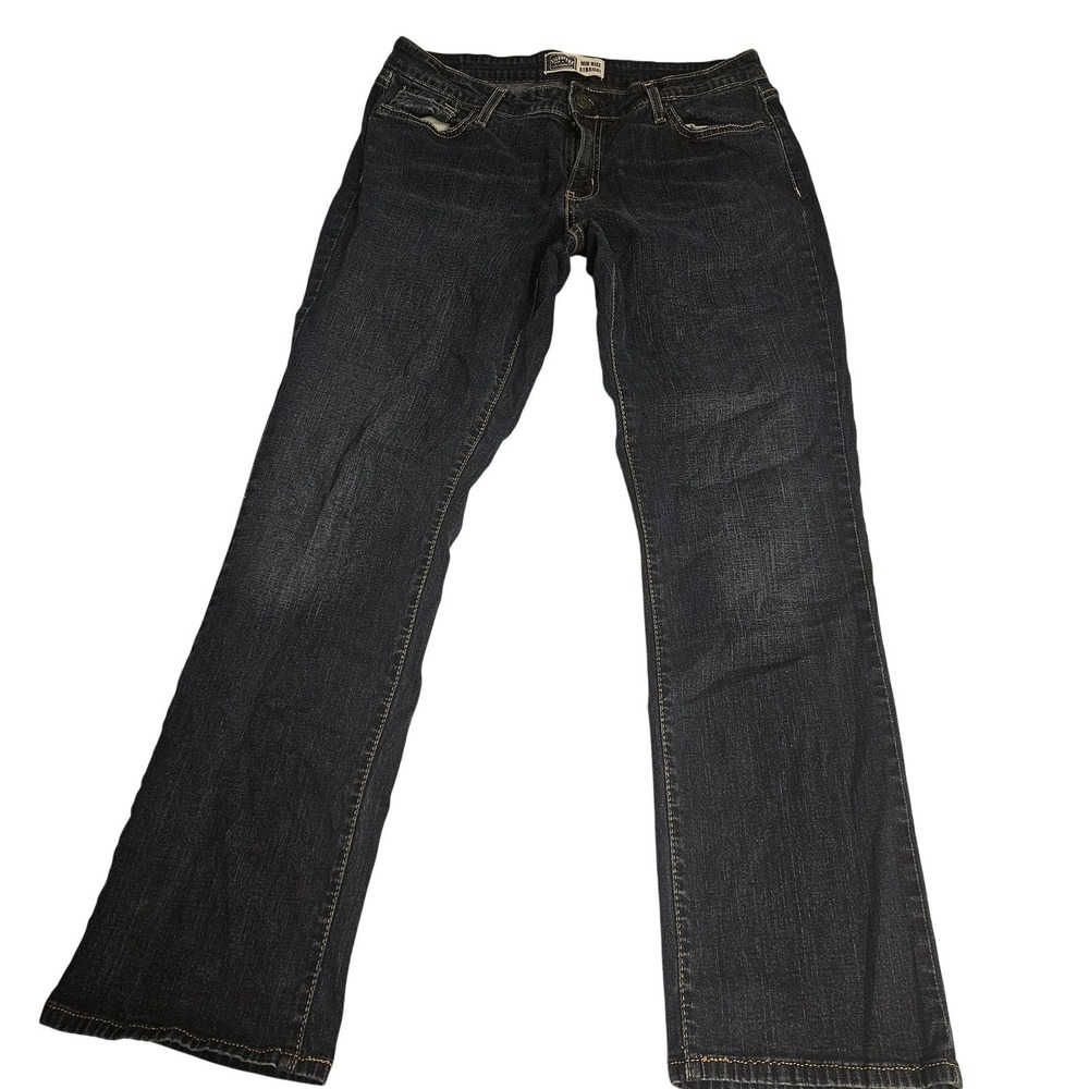 Signature Levi Strauss Jeans Womens 14 Blue Mid Rise Straight Denim Classic